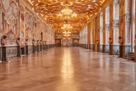 Der prunkvolle Galeriefestaal